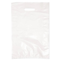 High density embossed die cut bag