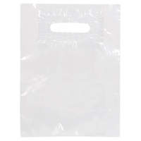 Clear Patch Handle Bag (9" x 12")