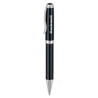 Synthesis twist-action ballpoint pen with a carbon fiber barrel and chrome......