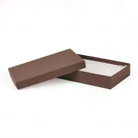 Chocolate Embossed Jewelry Boxes, 5.4375" x 3.5" x 1".... from ASI 92480...