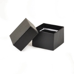 Black Embossed Jewelry Box (1 5/8" x 1 5/8" x 1 1/4")