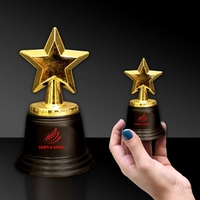 5" Gold Star Award Trophy