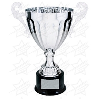 13 1/4 inch Silver Completed Metal Cup Trophy... from ASI 46531 ZZ DROPPED...