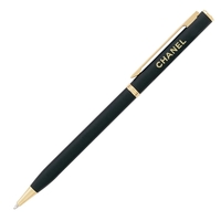 Solid brass Barrel silver ballpoint pen with Twist action... from ASI 40544...