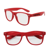 Iconic Glasses with Clear Lenses