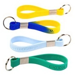 Silicone Keychain Debossed