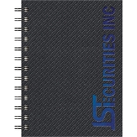 5" x 7" small journal with textured carbon paperboard front cover,... from...