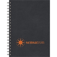 7" x 10" medium journal with textured carbon or mesh paperboard... from ASI...