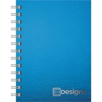 5" x 7" note pad with slightly textured gloss metallic front... from ASI...