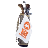 16" x 24" golf towel made of 100% cotton velour with... from ASI 91605 Towel...