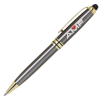 Heavy brass ballpoint stylus with soft-touch stylus tip... from ASI 40544 Binaco