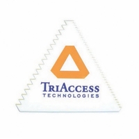 Triangular Bowl Scraper with 3 Different Decorating Edges