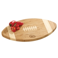 Bamboo football shape cutting board.... from ASI 99030 Zipline / Zipline®