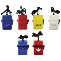 Plastic waterproof swim box with neck tote.... from ASI 99030 Zipline /...