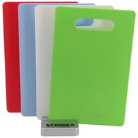 Set of five 11 1/4" x 7 1/4" polypropylene cutting boards... from ASI 79370...