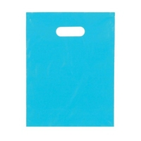 Colored Plastic Die Cut Merchandise Bag (9" x 12")... from ASI 92480 Uniflex...