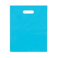 Colored Plastic Die Cut Merchandise Bag (12" x 15")... from ASI 92480 Uniflex...