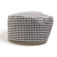 Houndstooth Baker's Cap