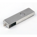 Silver Metal Swivel USB Flash Drive