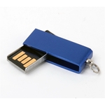 Swivel USB Flash Drive with Keyring