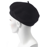 Black Fashion Beret