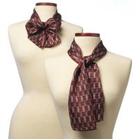 Career Collection Marquette wet dye silk 8" x 45" scarf... from ASI 98085...