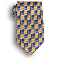 Career Collection LaSalle Gold Silk Tie