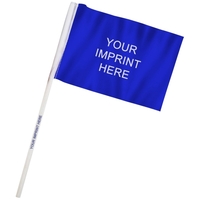 4" x 6" Custom Single Reverse Flag with Imprinted Staff on... from ASI 80228...