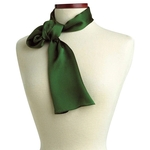 Green 8" x 45" Carlton Collection Silk Scarf