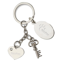 Metal key and heart keytag.... from ASI 31517 Admart Products / Admart Line