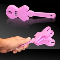 6 3/4" pink ribbon shaped hand clapper.... from ASI 42016 Brighter Promotions...