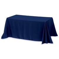 Throw-style, 4-sided table cover made of polyester fabric; fits a 6... from...