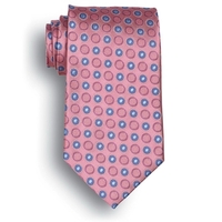 Pink Ellison Bay Collection Polyester Tie