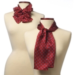 Red 8" x 45" Ellison Bay Collection Polyester Scarf