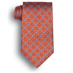 Discontinued - Orange Ellison Bay Collection Silk Tie