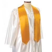 Gold 60" bridal satin graduation sash.... from ASI 98085 Wolfmark