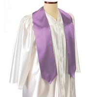 Lavender 60" bridal satin graduation sash.... from ASI 98085 Wolfmark