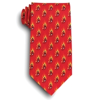 Flaming Chili Peppers Novelty Tie