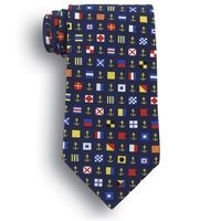 Nautical Flags Sailing Novelty Tie