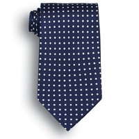 Navy Blue Newport Collection Silk Tie