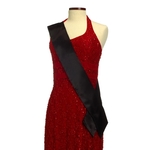Black 70" Pageant Sash