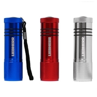 Aluminum flashlight with rubber rings.... from ASI 90859 Tempo Industries Inc...