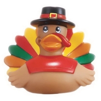 Rubber Festive Turkey Duck, balanced and weighted for floating... from ASI...