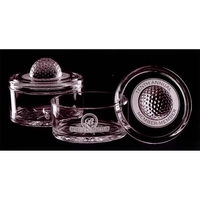 Players cache box made of glass crowned with a crystal golf... from ASI 62985...