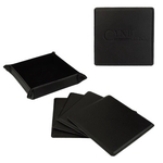 Leather-like Coaster Set