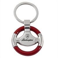 Luxury Steering wheel keyring with a combination of both wood and... from ASI...