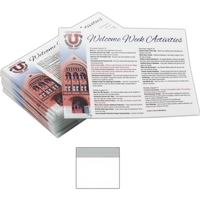Custom full color pads, 50-sheet notes on white stock, low quantity.... from...