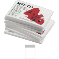 Full color custom notes on standard white stock, large run. 5"... from ASI...