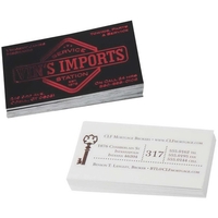 Business cards - business stocks, 3 1/2" x 2".... from ASI 81500 Navitor Inc...
