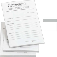 3" x 3" custom self adhesive -sheet notepad; long run.... from ASI 81500...